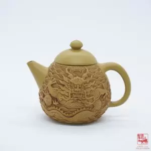 Dragon Relief Carving Duanni Teapot, 180ml