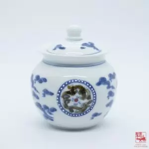 Porcelain Tea Caddy, 80-100g