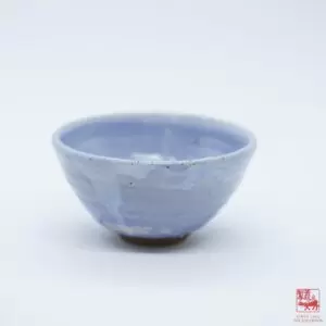 Glazed Sky Blue Tea Bowl B, 140ml