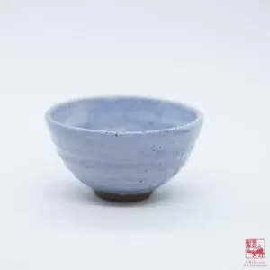Glazed Sky Blue Tea Bowl C, 140ml