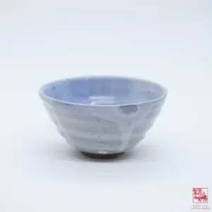 Glazed Sky Blue Tea Bowl A, 140ml