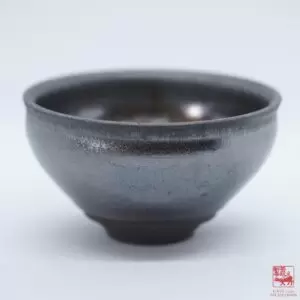 Tenmoku Silver Bowl, 350ml